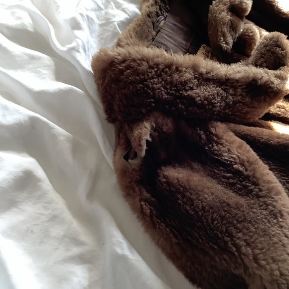 Vintage brown fur coat - Picture 5 of 8
